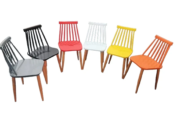 Leo Multicolor Cafeteria Chair