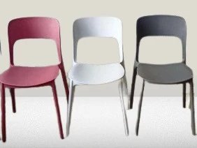 Plastic Garden Chairs Graceful Colours Stackable Outdoor Public Reception Cafe R